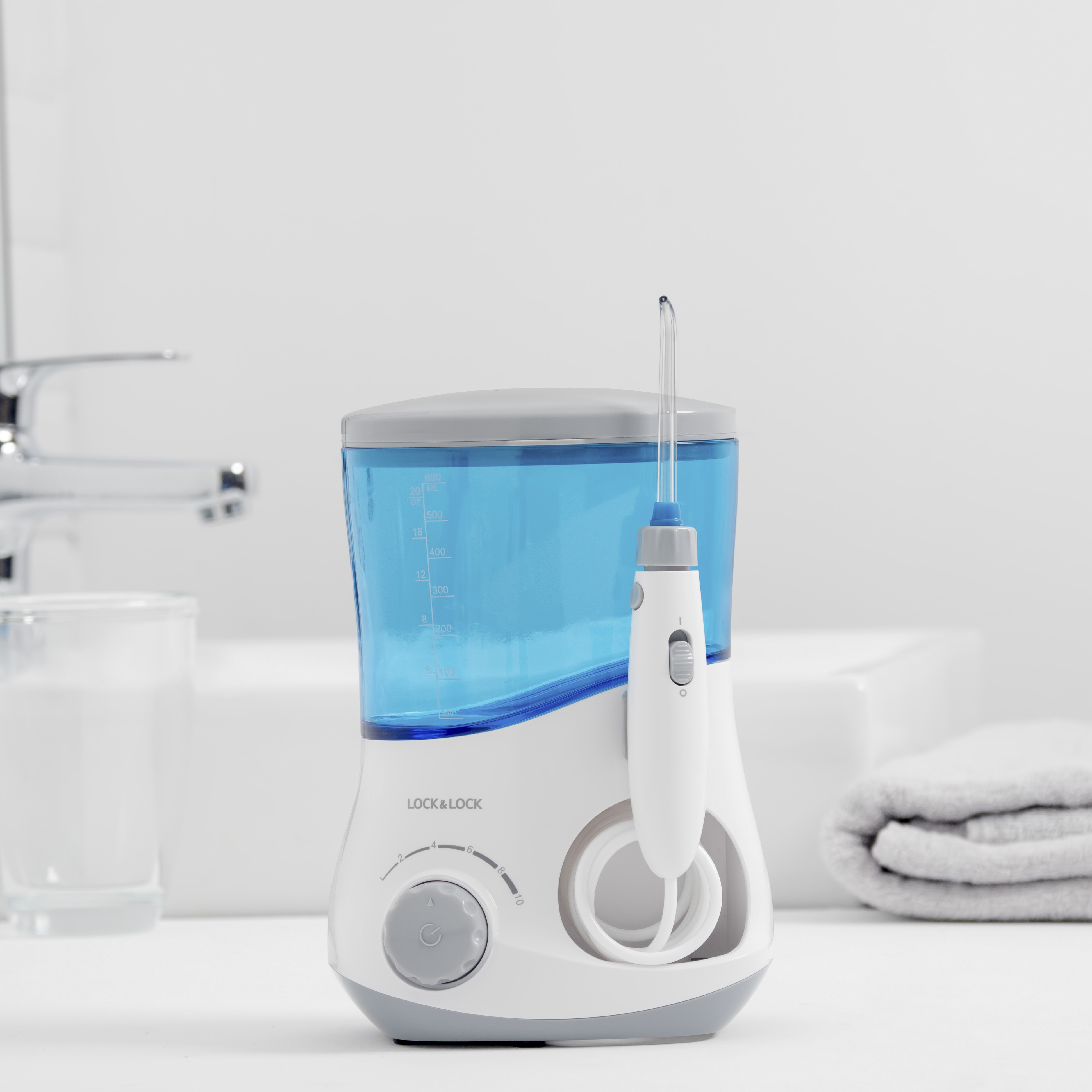 Máy Tăm Nước LocknLock Oral Irrigator, DC12V, 18W, 600Ml, Màu Xanh Dương - ENR111BLU, , large image number 3